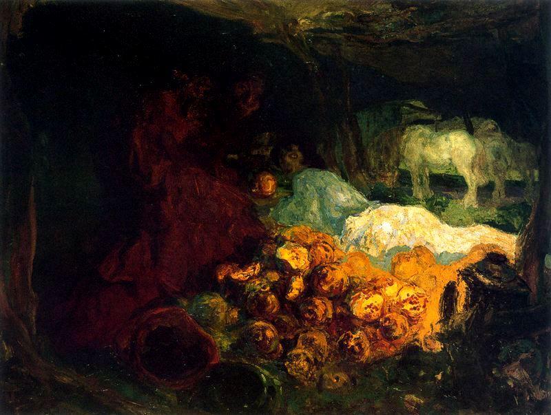 The Gipsy With The Granate Apples — Hermen Anglada Camarasa
