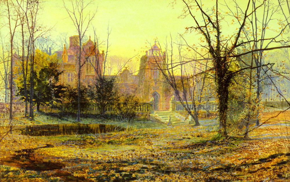 Evening, Knostrop Old Hall — Джон Аткинсон Гримшоу