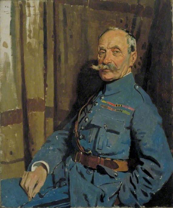 Marshal Ferdinand Foch (1851–1929), Om — Sir William Newenham Montague Orpen