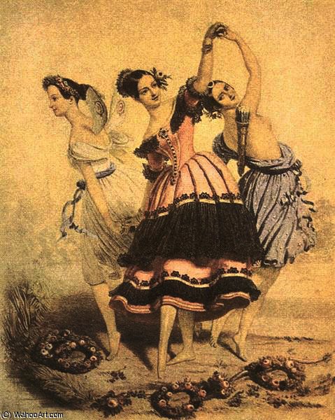 Three Grces — Альфред Эдвард Шалон