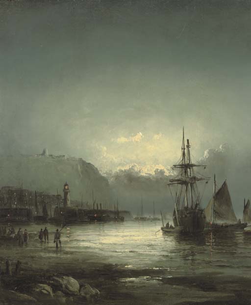 Whitby Harbour At Dusk — William A. Thornley (thornbery)
