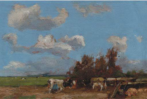 Milking The Cows - — Wilhelmus Hendrikus Petrus Johannes Zwart