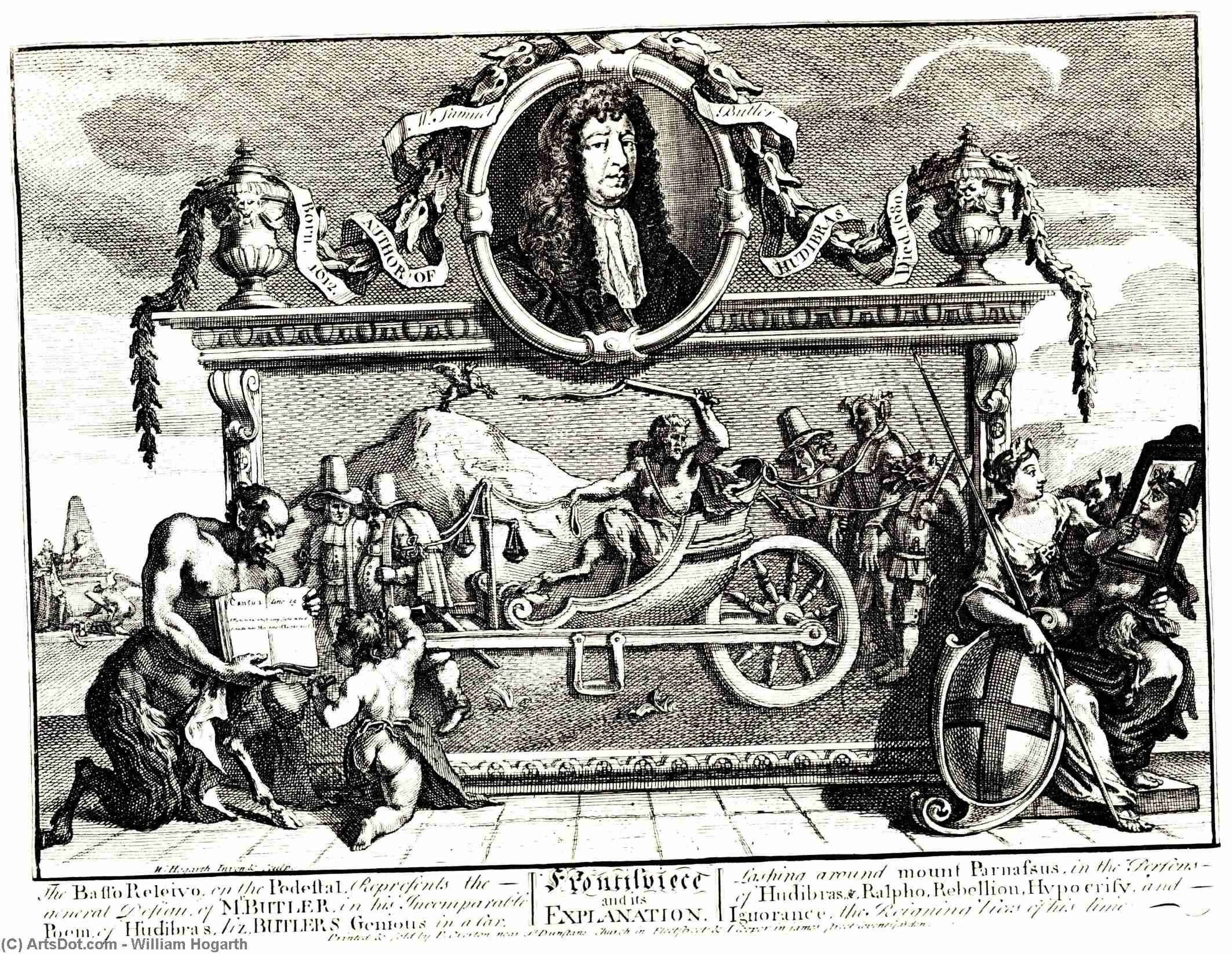 Vorbild Und Erklärung (hurdibras) — William Hogarth