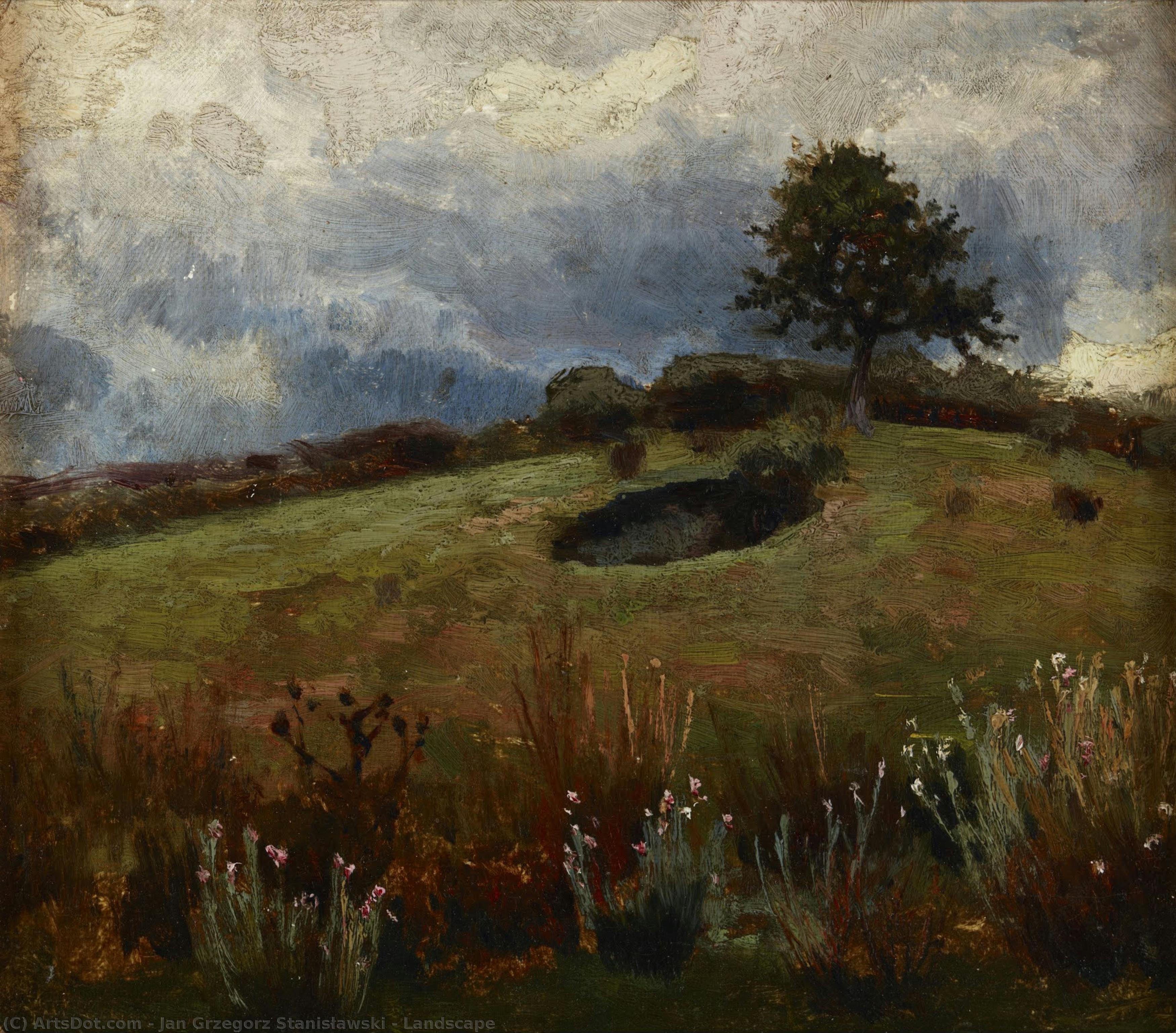 Landscape — Jan Grzegorz Stanisławski