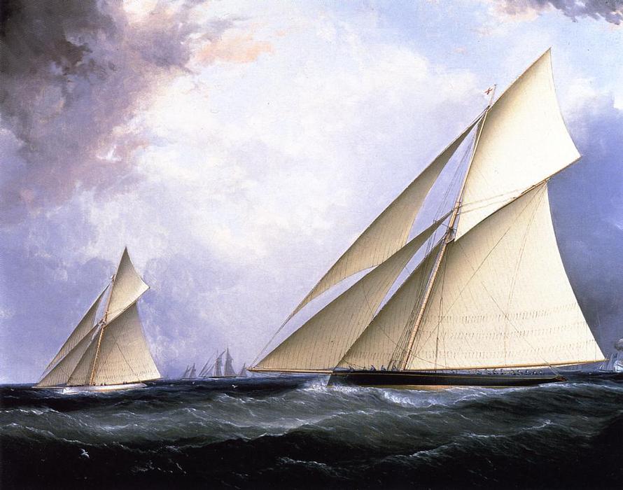'puritan' And 'genesta', America's Cup 1885 — James Edward Buttersworth