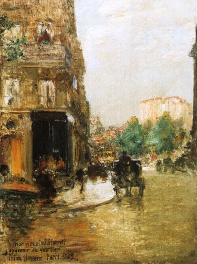 Paris Street Scene — Фредерик Хассам