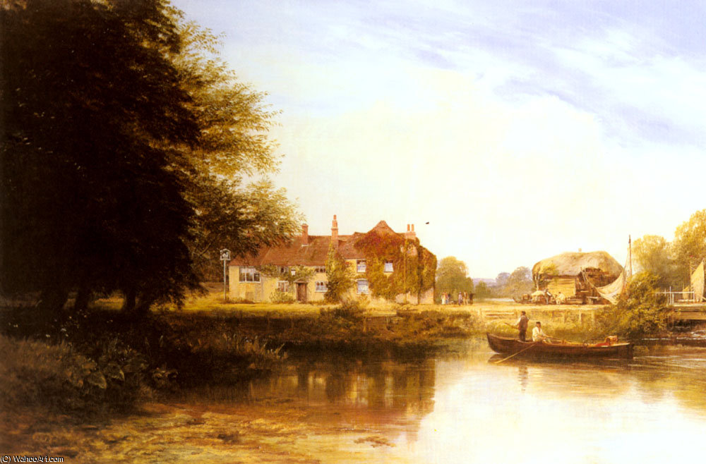 The Swan At Pangbourne — George Vicat Cole