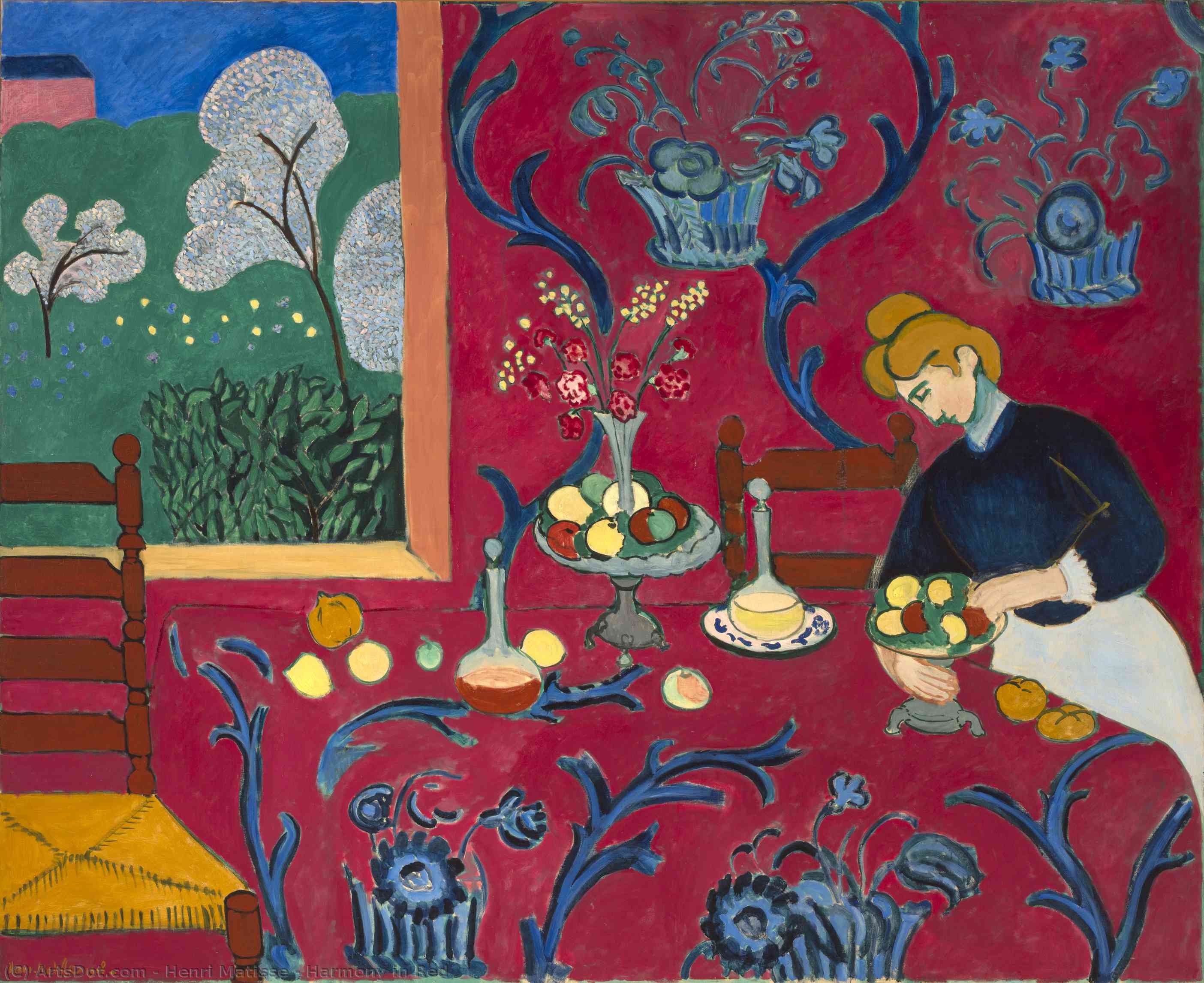 Harmonie In Rot — Henri Matisse