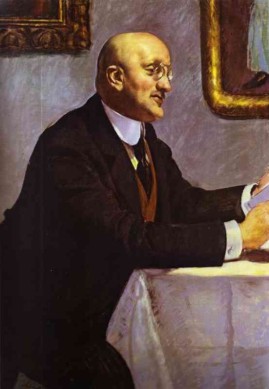 Portrait Of The Artist Igor Grabar — Boris Mikhailovich Kustodiev
