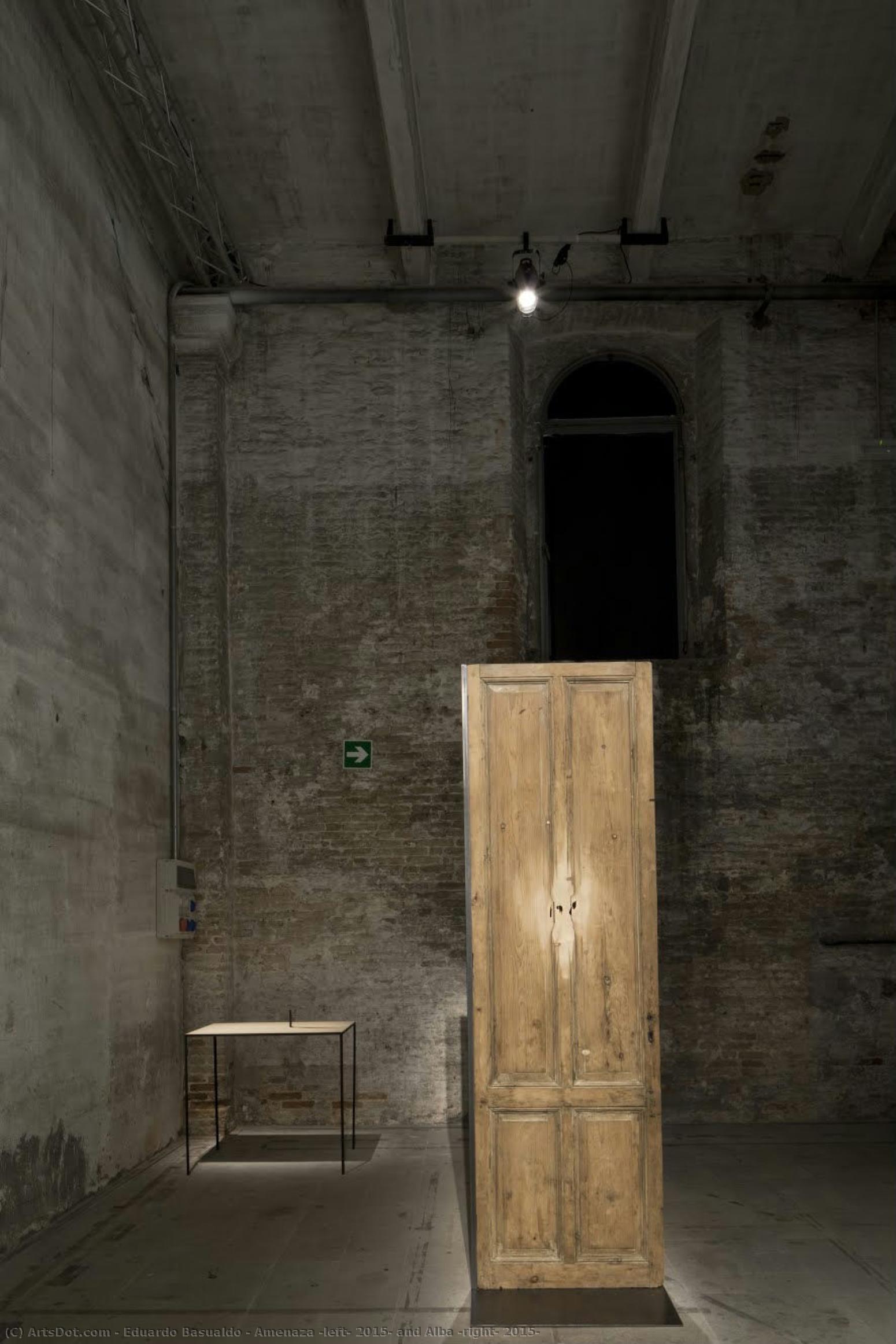 Amenaza (left, 2015) And Alba (right, 2015) — Eduardo Basualdo