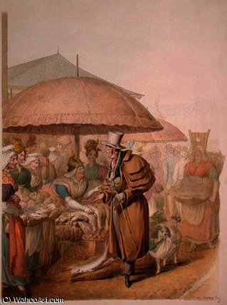 The Markets At Les Halles, — George Emmanuel Opitz