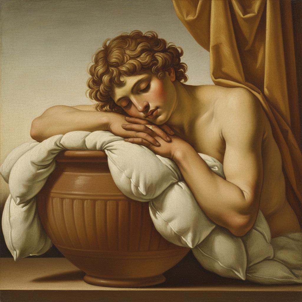 Eternal Repose In Ochre And Shadow — Marc Duvallier