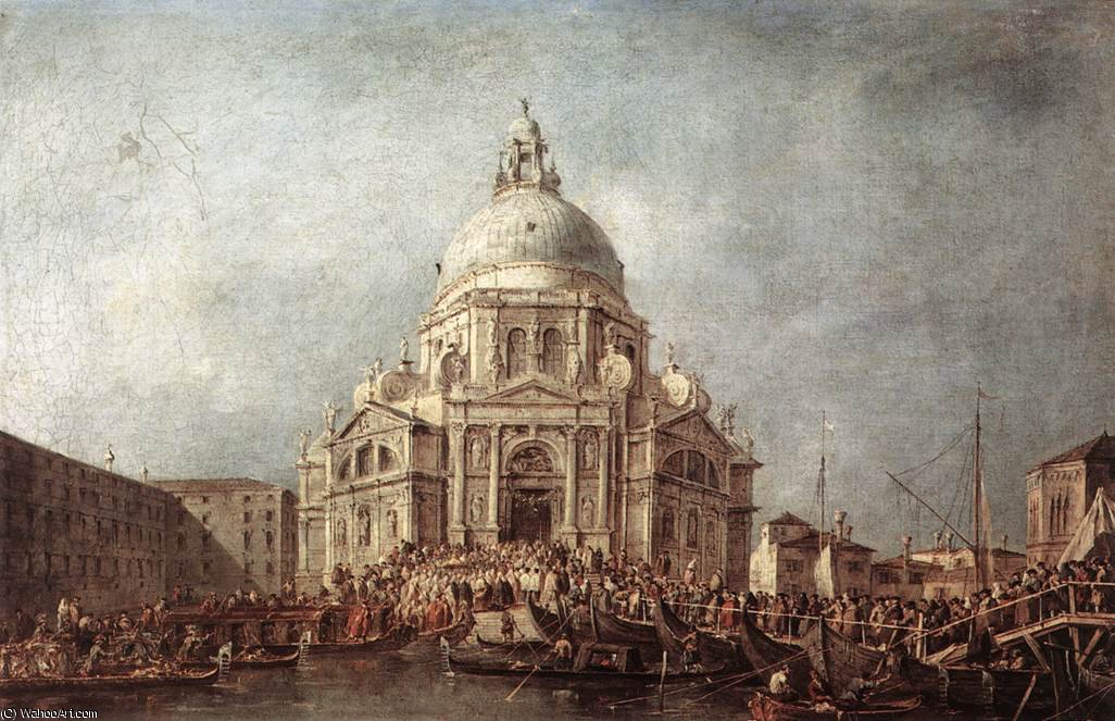 The Doge At The Basilica Of La Salute — Francesco Lazzaro Guardi