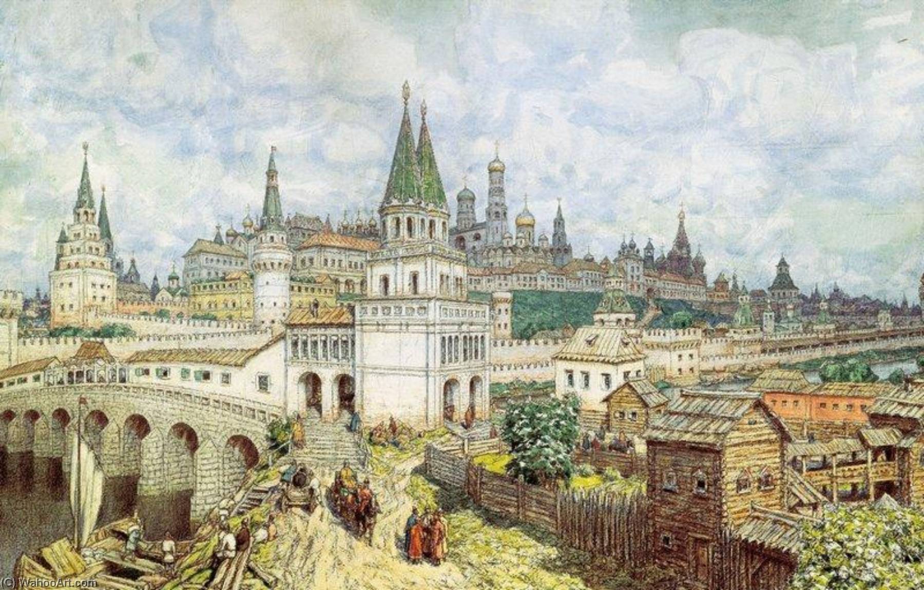 The Moscow Kremlin In The Late Xvii Century — Apollinari Vasnetsov