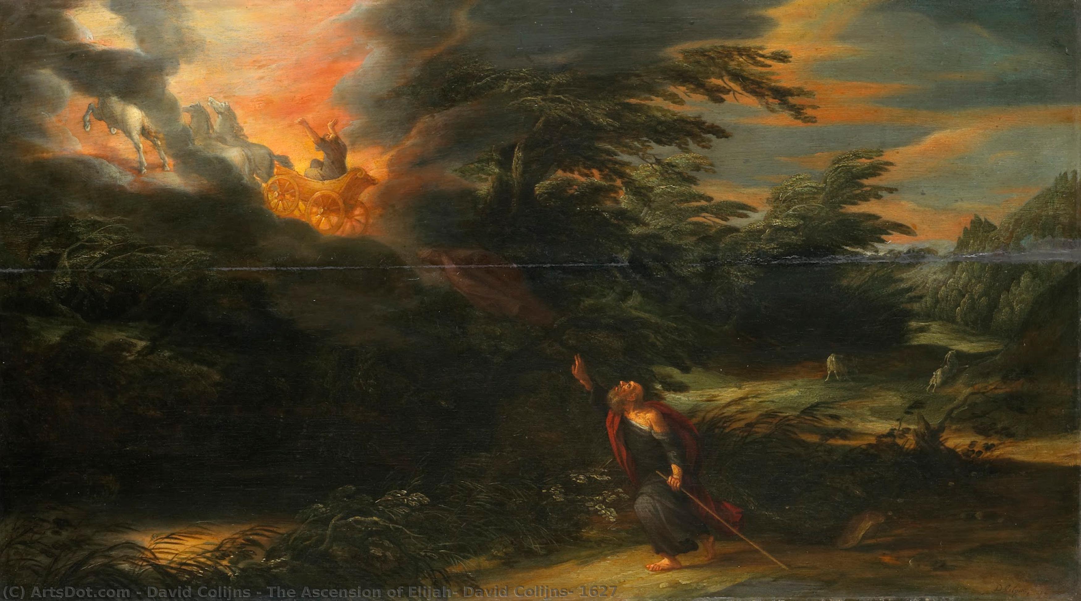 The Ascension Of Elijah, David Colijns, 1627 — David Colijns