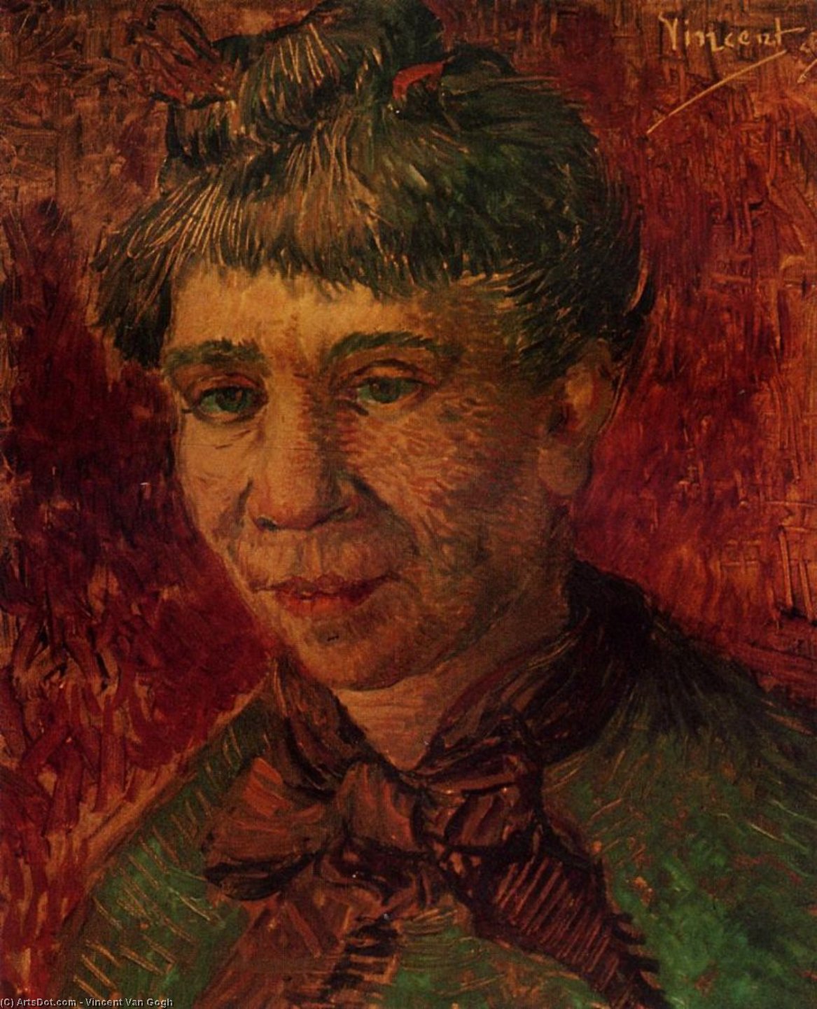 Portrait Of A Woman — Vincent Willem Van Gogh