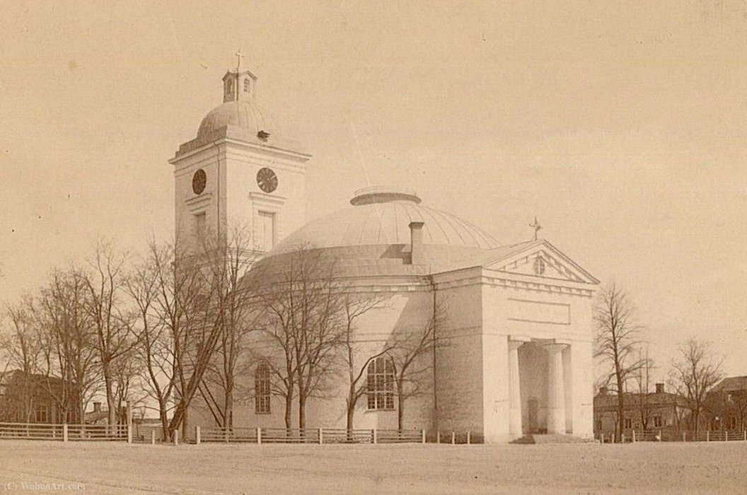 Hämeenlinna Church Before 1891 — Louis Jean Desprez