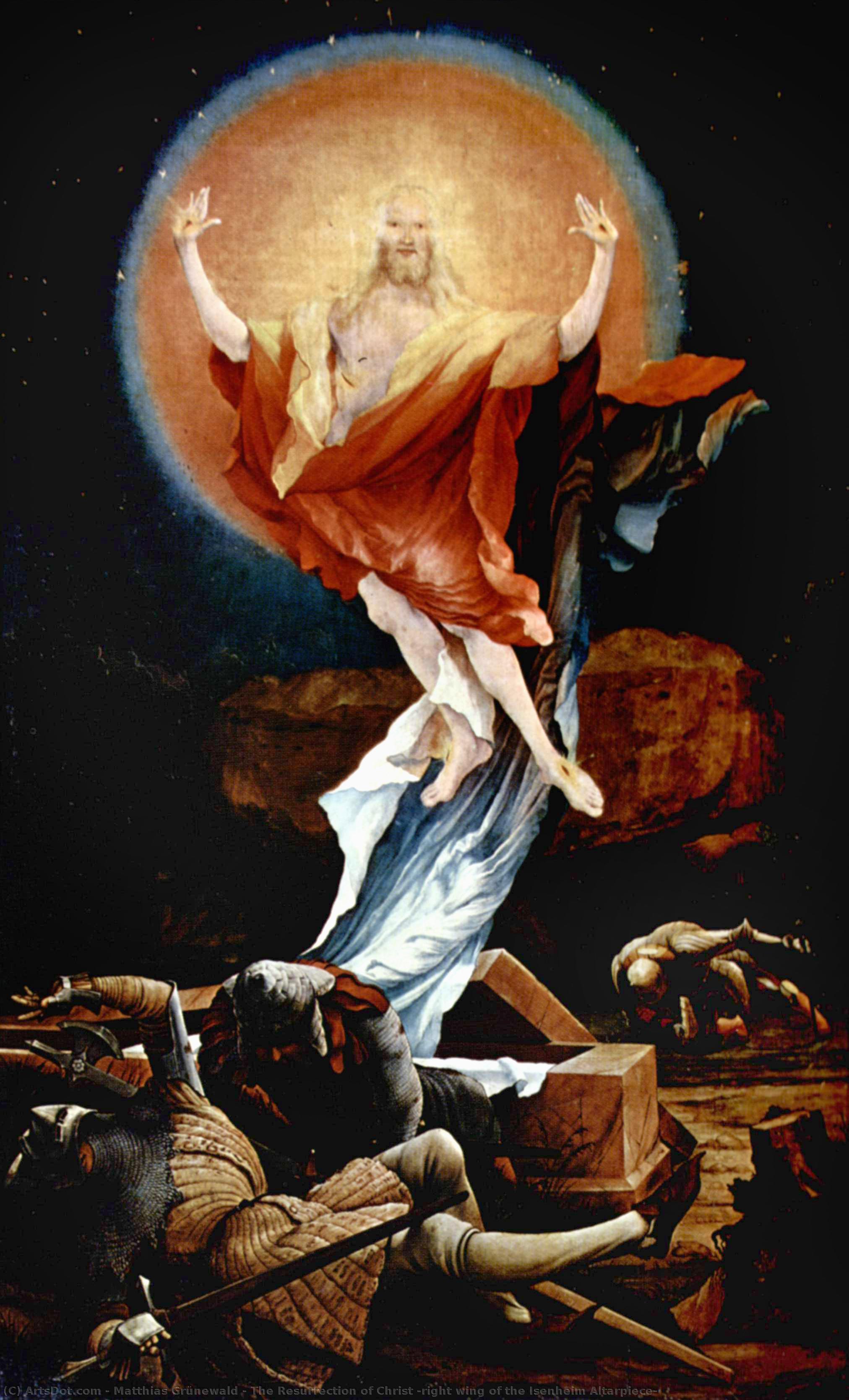 The Resurrection Of Christ (right Wing Of The Isenheim Altarpiece) — Matthias Grünewald