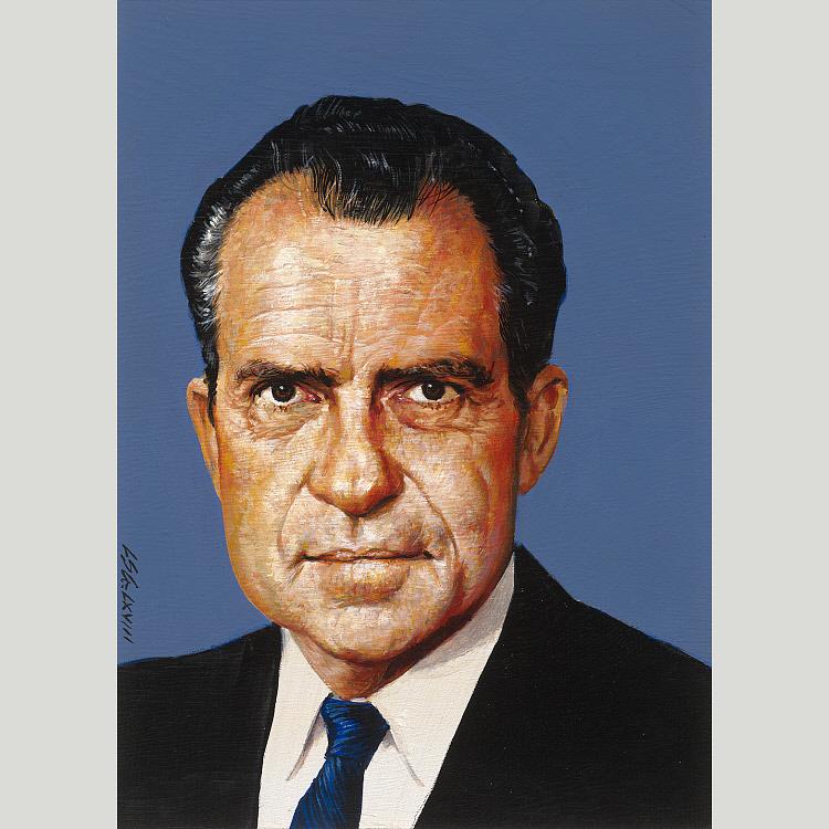 Richard Nixon — Louis S Glanzman