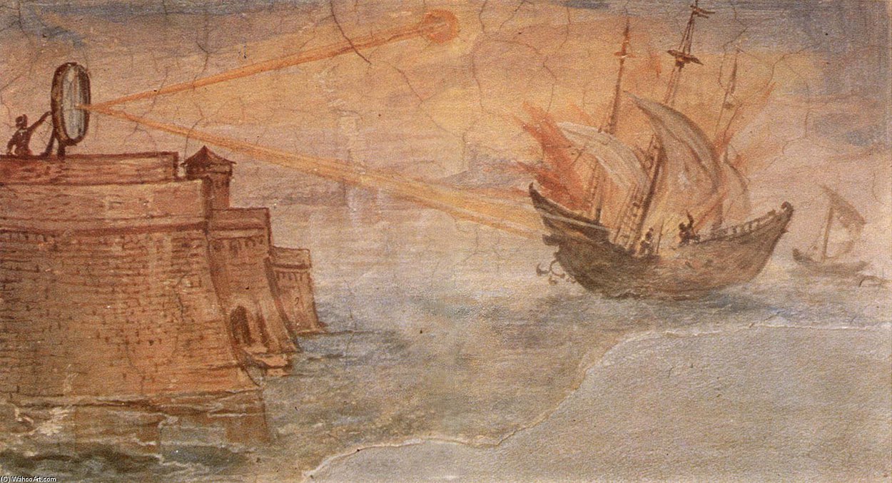Wall Painting From The Uffizi Gallery — Giulio Parigi