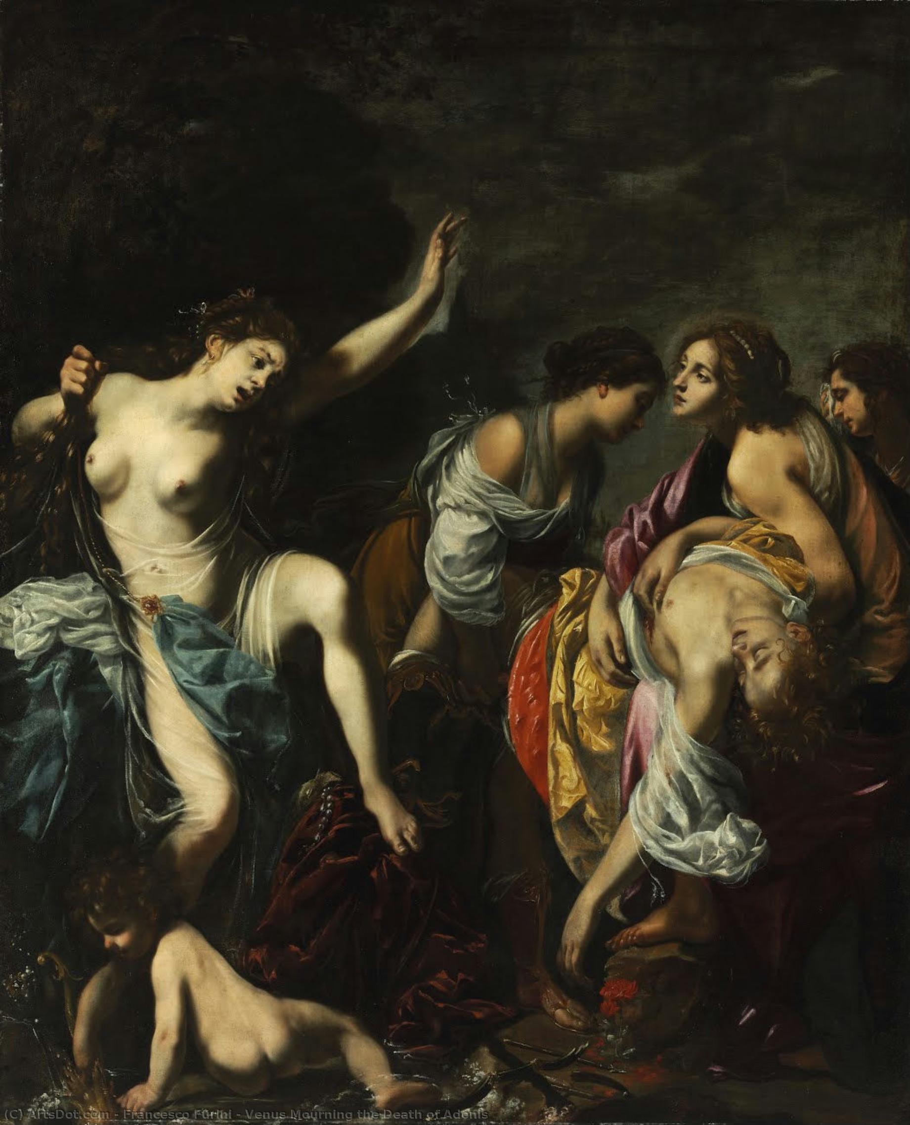 Venus Mourning The Death Of Adonis — Francesco Furini