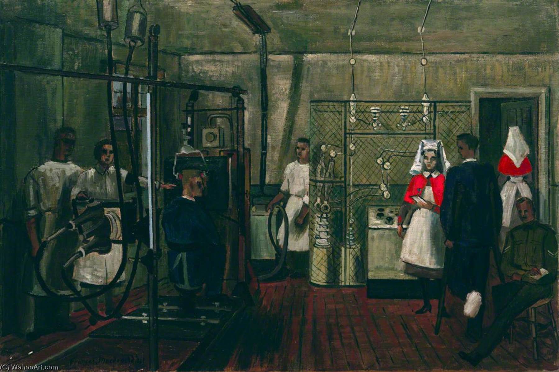 The X Ray Department At The Queen Alexandra Military Hospital — Frances Macdonald