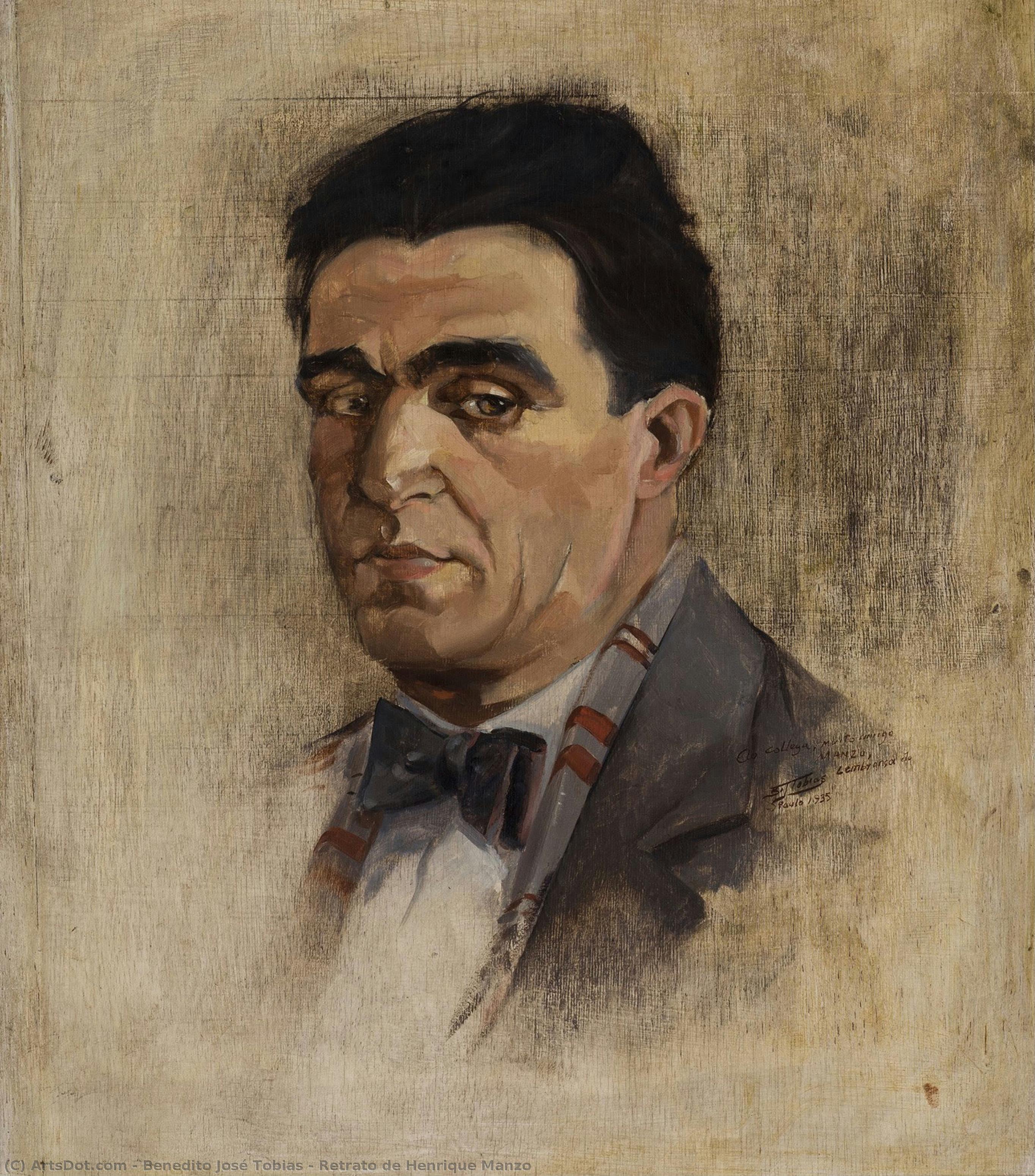 Retrato De Henrique Manzo — Benedito José Tobias