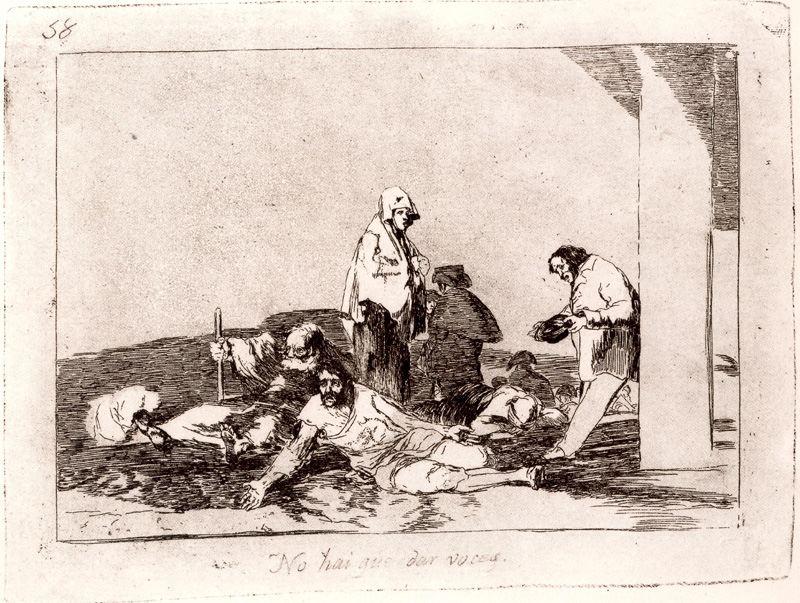 No Hai Que Dar Voces — Francisco José De Goya Y Lucientes