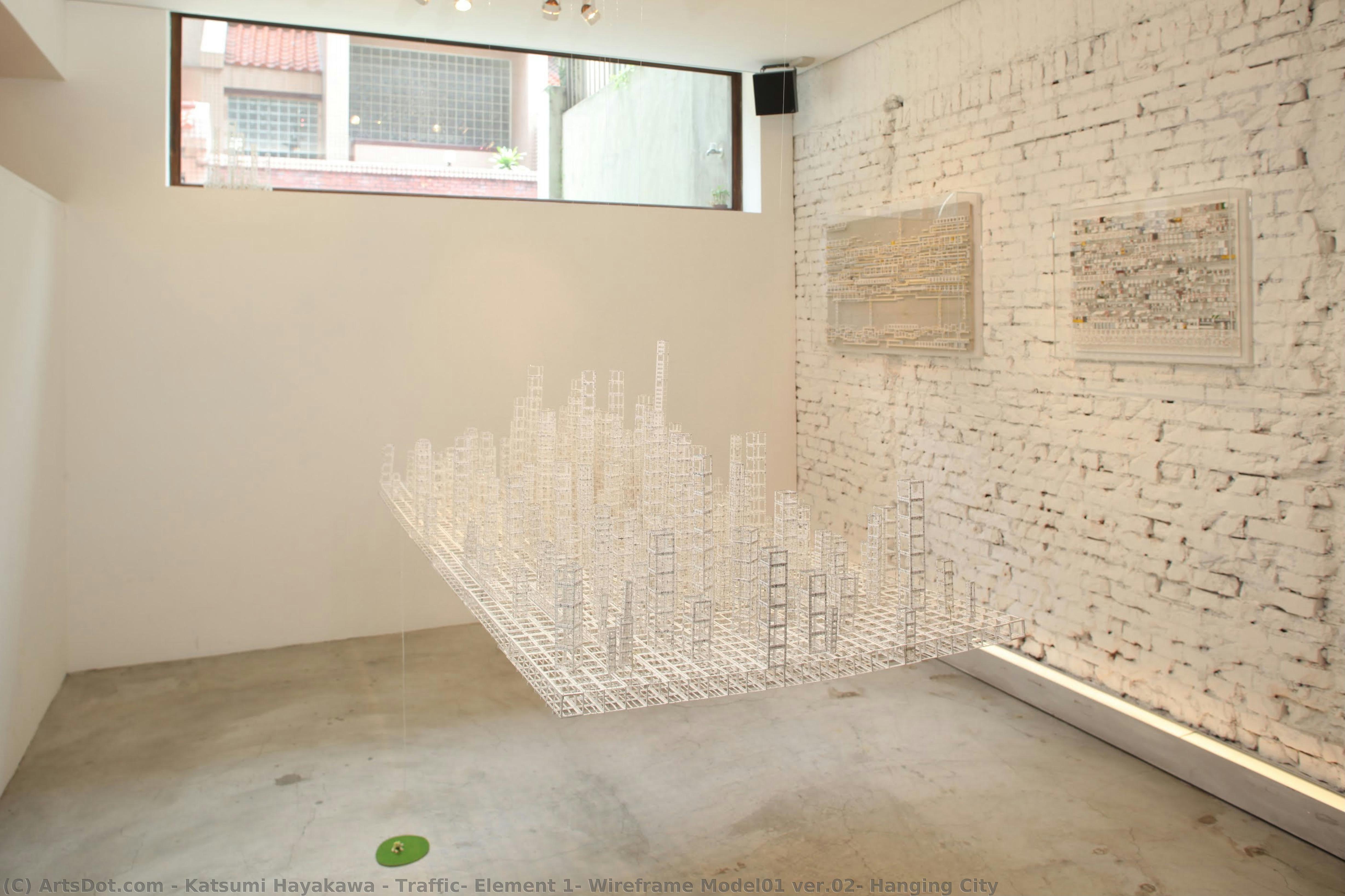 Traffic/ Element 1/ Wireframe Model01 Ver.02/ Hanging City — Katsumi Hayakawa