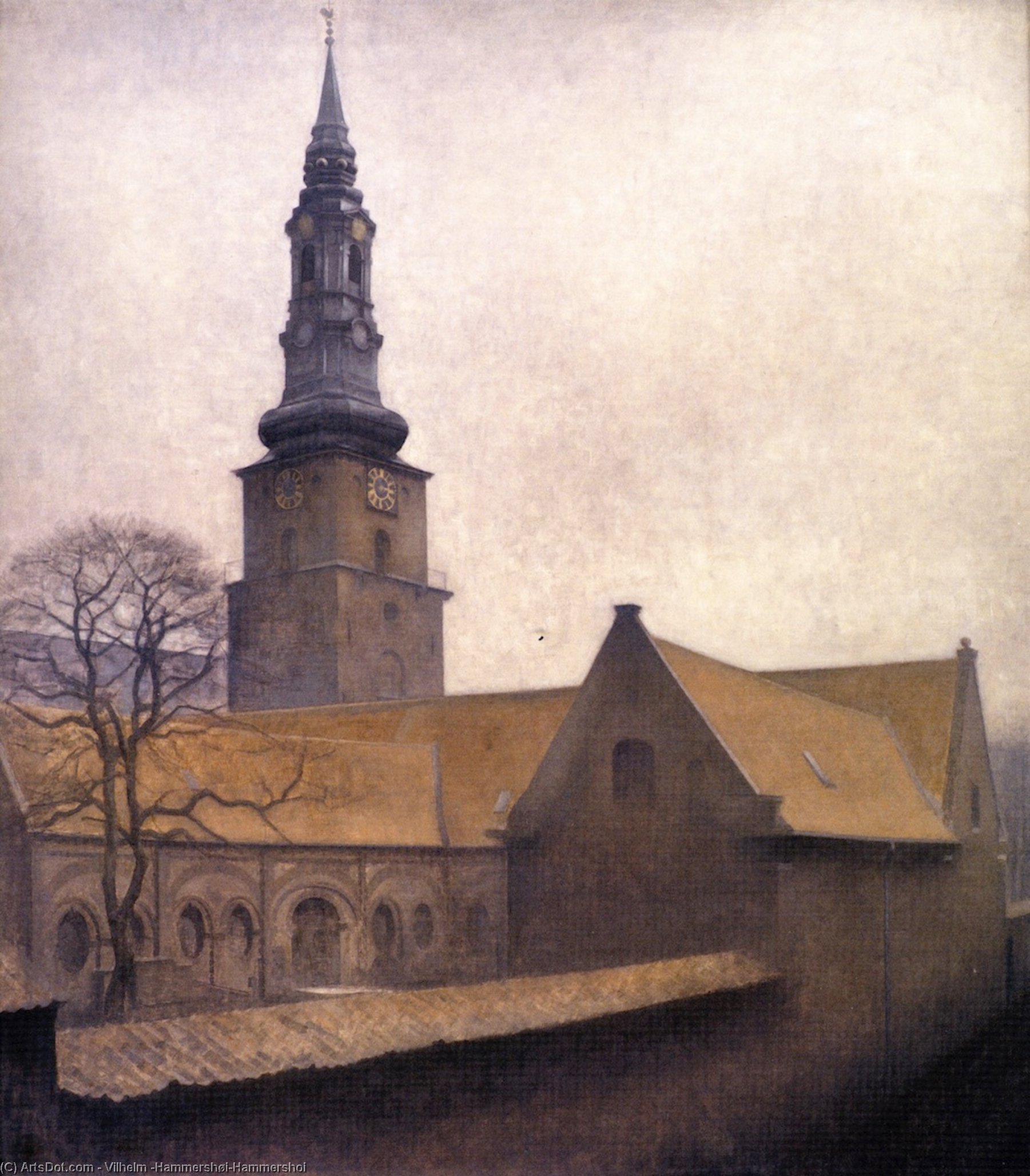 Iglesia De San Pedro, Copenhague — Vilhelm Hammershøi