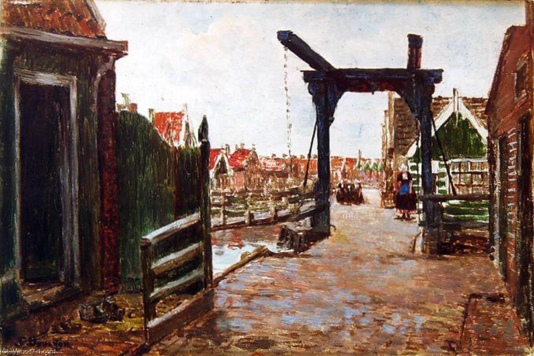 Le Pont De Volendam (titre Inscrit) — Joseph-félix Bouchor