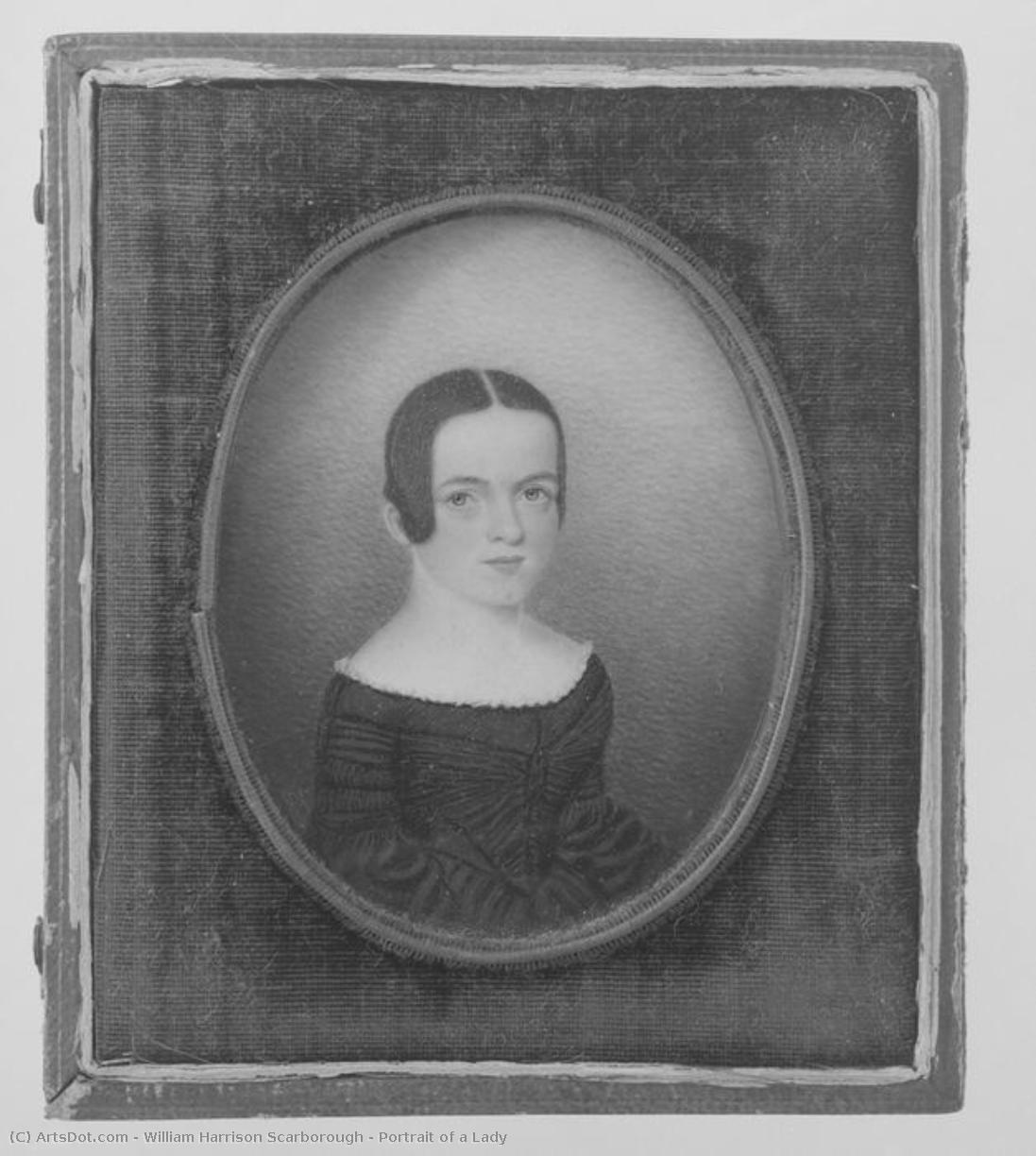 Portrait Of A Lady — William Harrison Scarborough