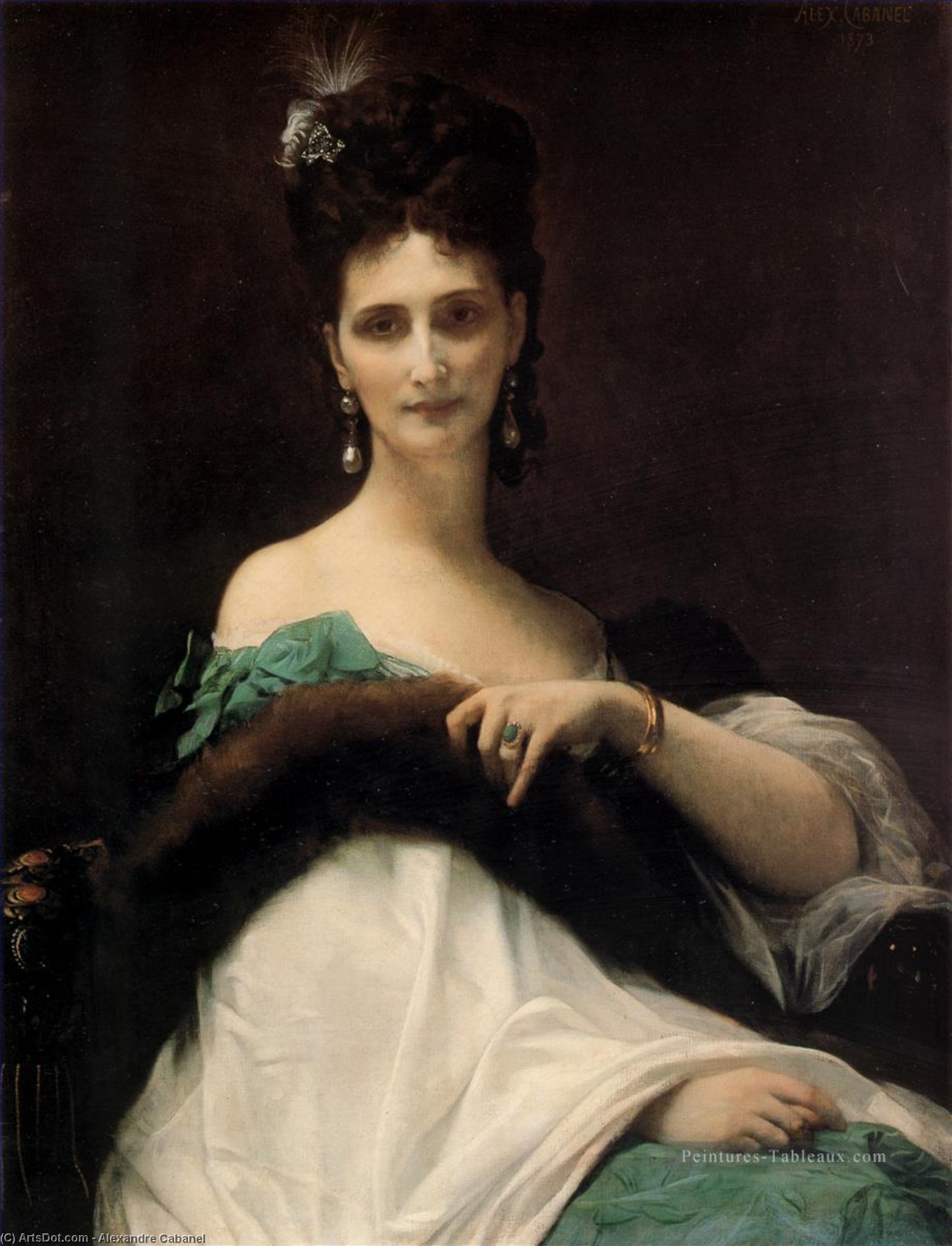 La Comtesse De Keller — Alexandre Cabanel