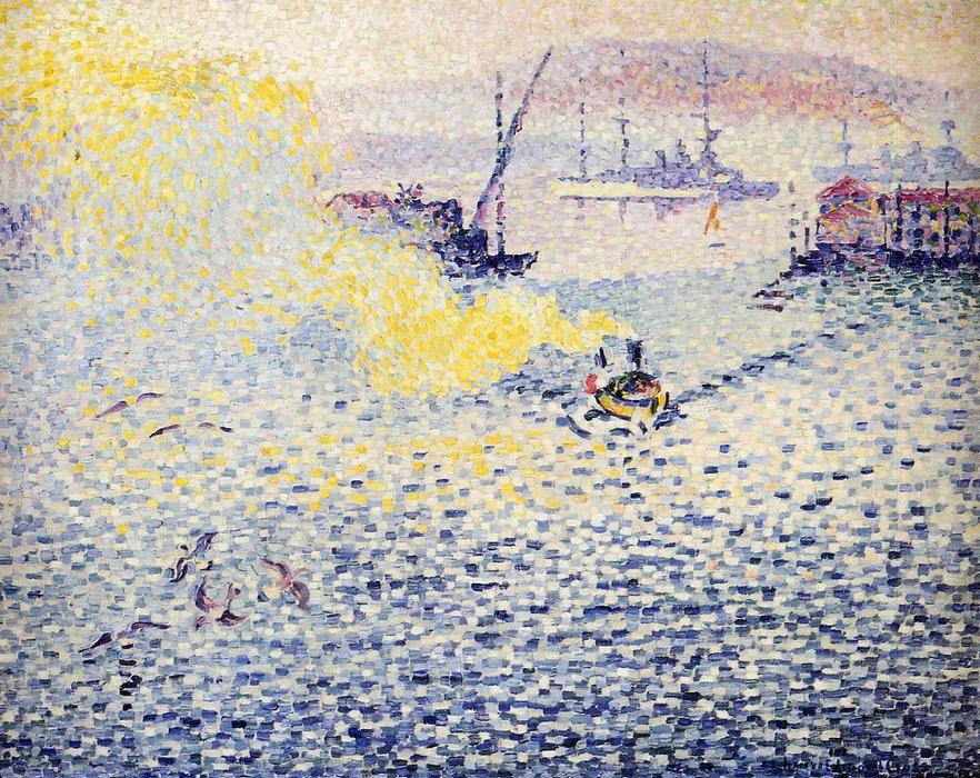 Toulon, Winter Morning — Henri Edmond Cross