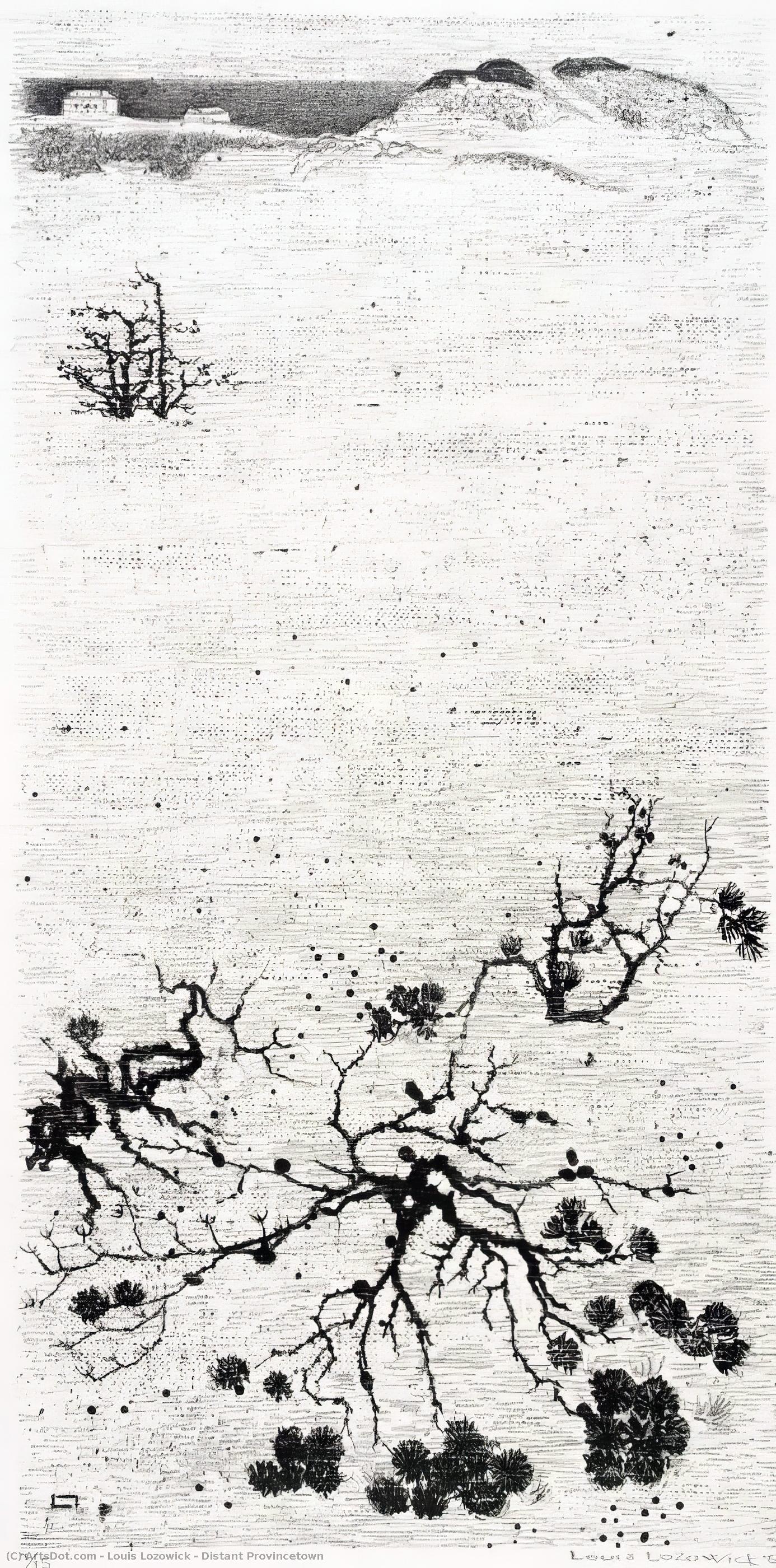 Distant Provincetown — Louis Lozowick