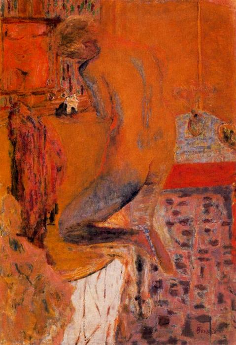Nude From The Back At Her Toilette — Pierre Bonnard