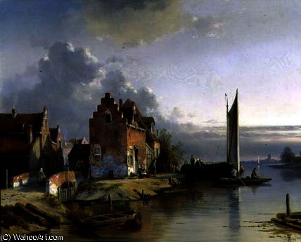 Belgian Riverside — Jacques François Carabain