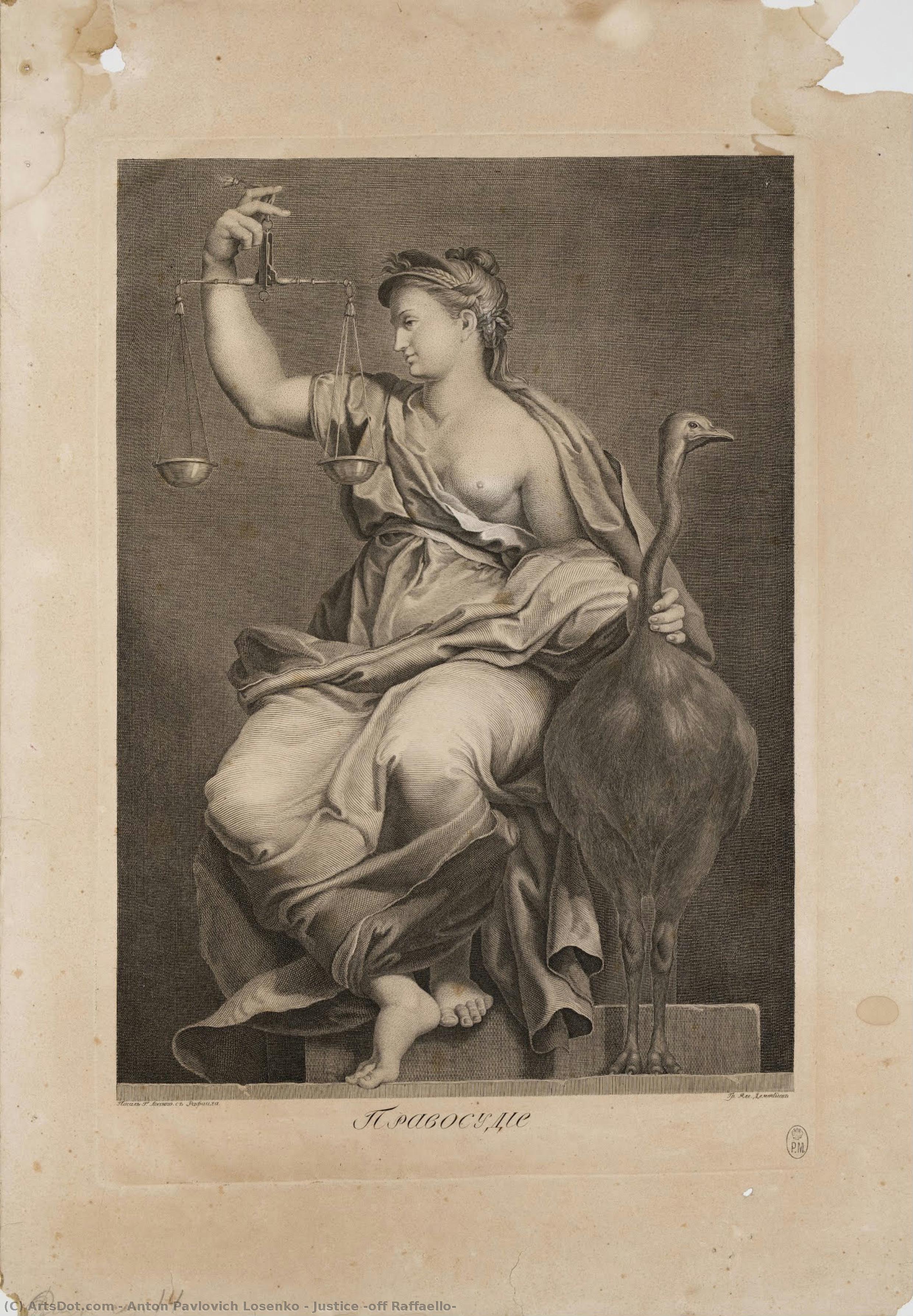 Justice (off Raffaello) — Anton Pavlovich Losenko