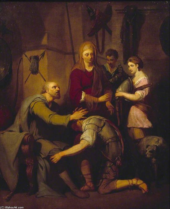 Ii. The Hero's Father Blesses His Departure — John Hamilton Mortimer