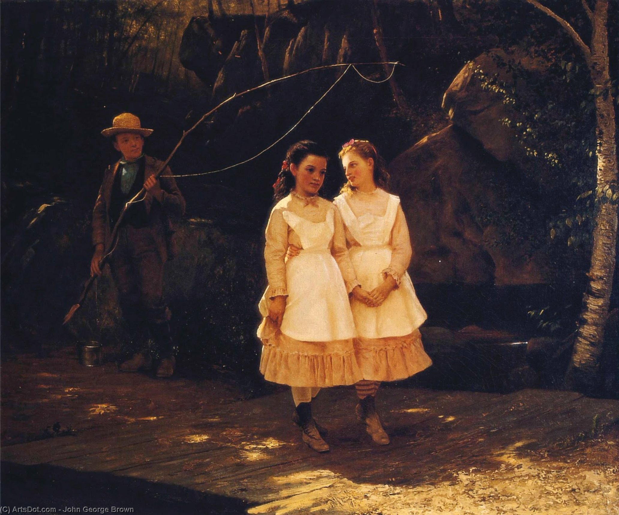 We Can't Be Caught — John George Brown