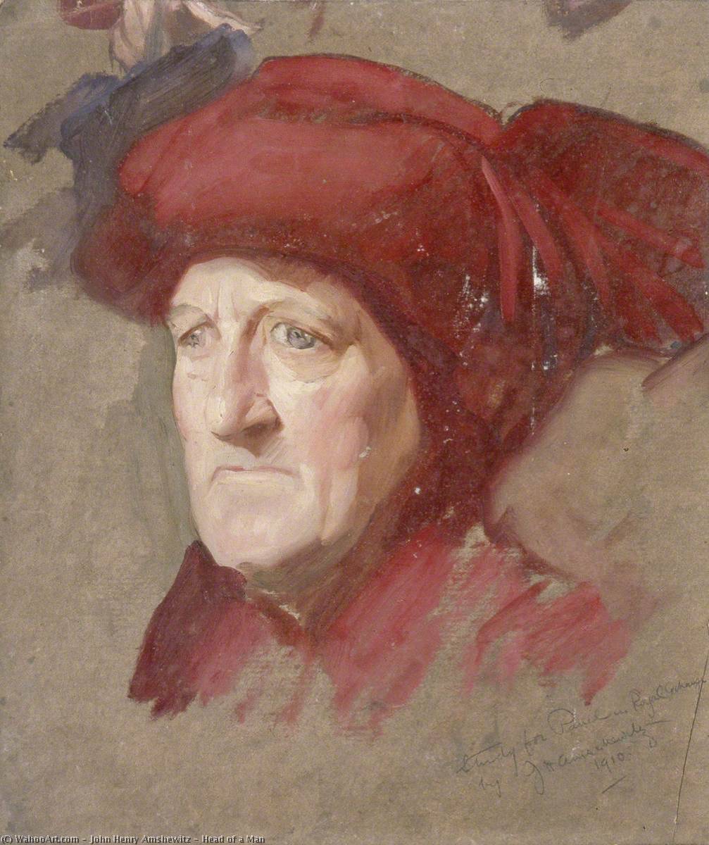 Head Of A Man — Juan Henry Ameshewitz