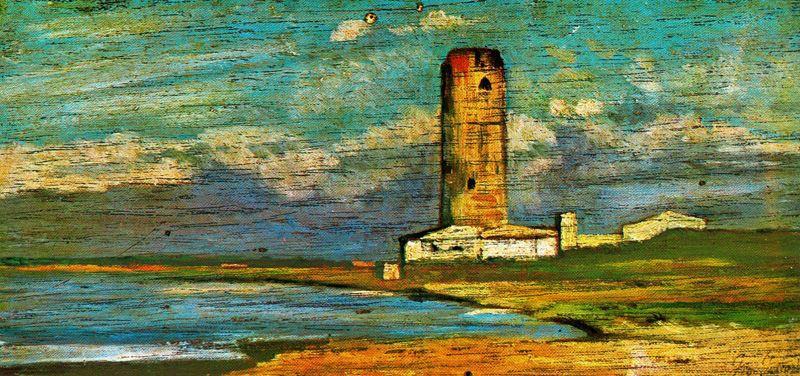 The Tower Of The Marzocco — Giovanni Fattori