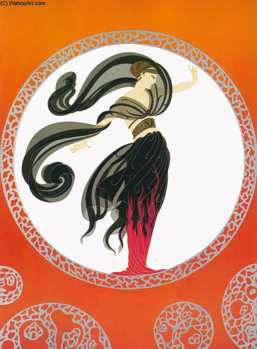 Flames Of Love — Erté