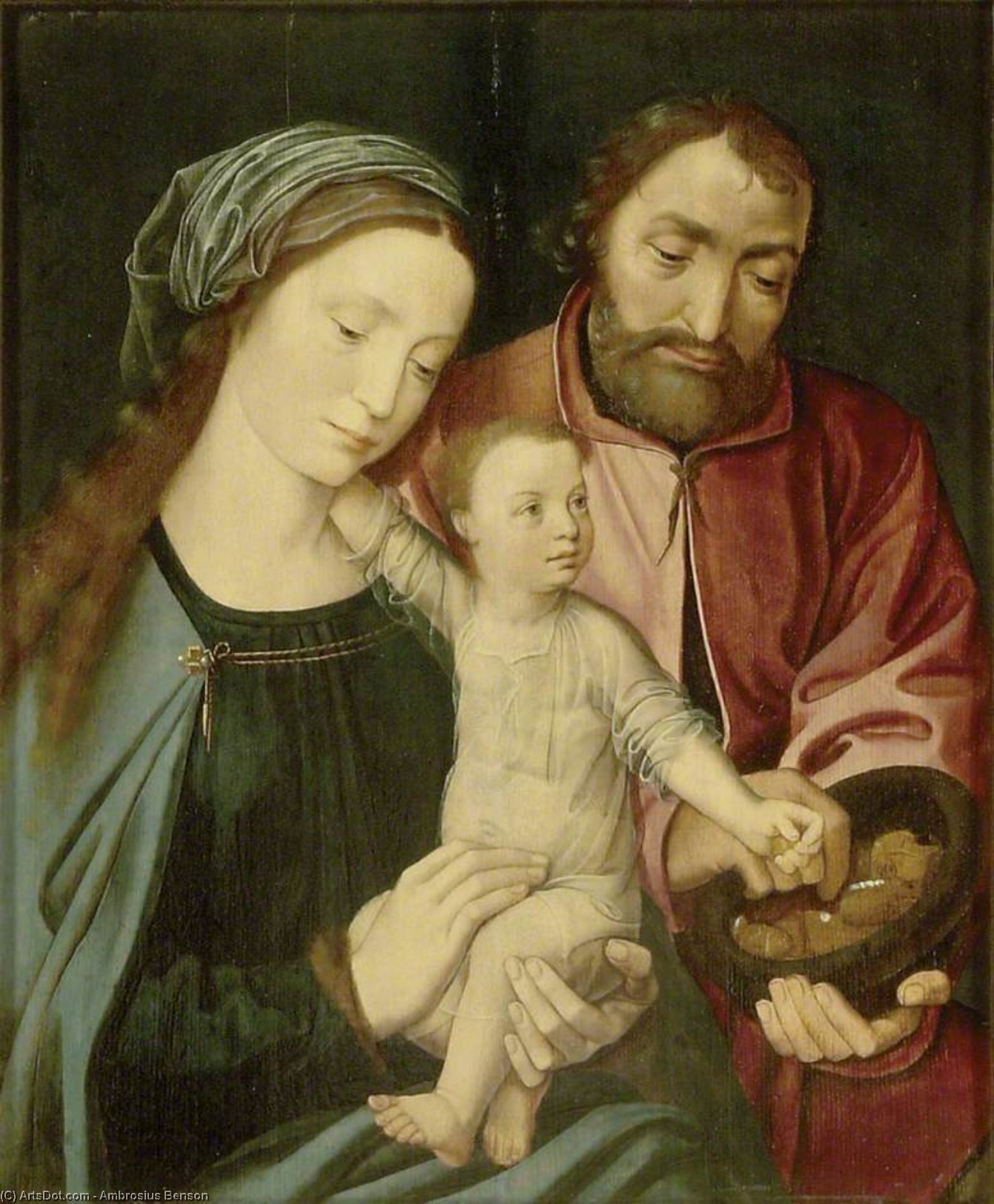 The Holy Family — Ambrosius Benson