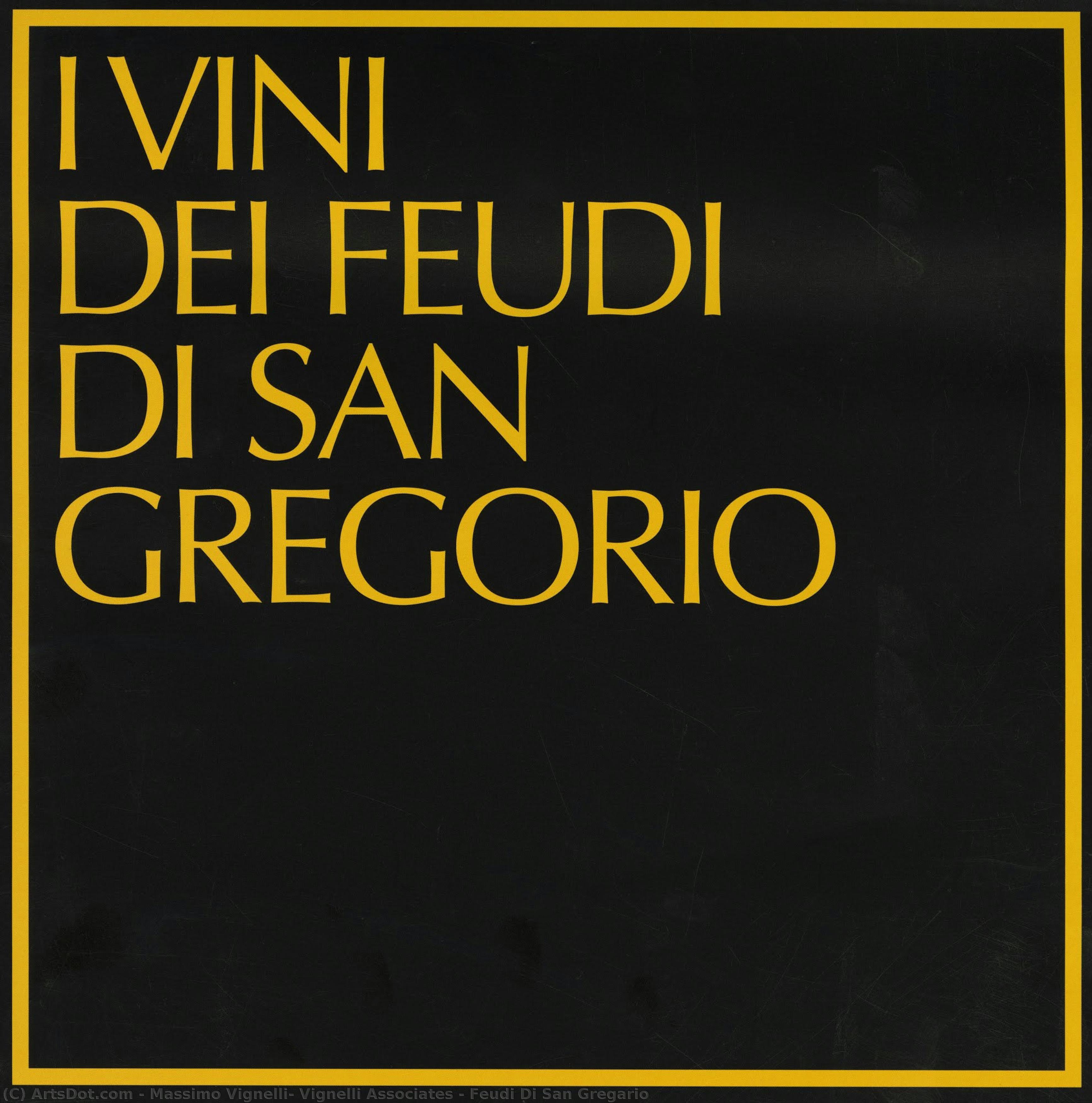 Feudi Di San Gregario — Massimo Vignelli, Vignelli Associates