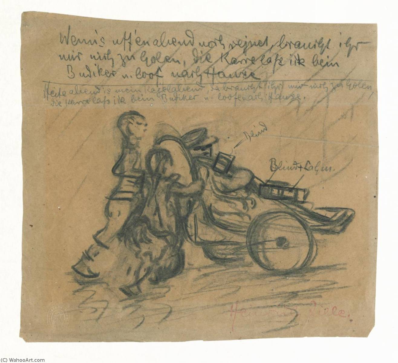 Untitled (aqrece) — Heinrich Zille