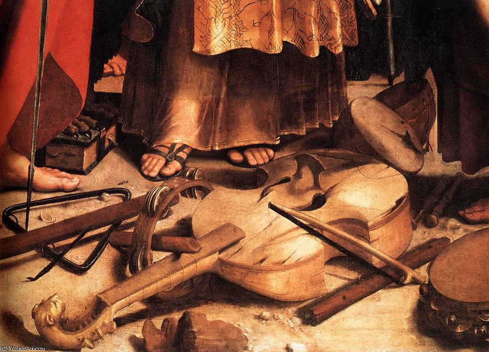 Santa Cecilia (detalle) 2 — Rafael