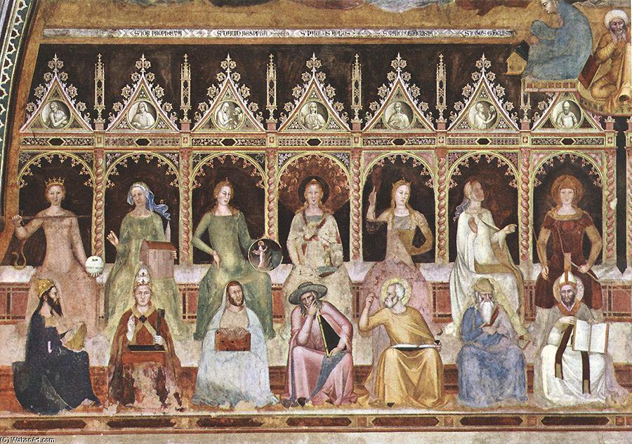 Triumph Of St Thomas And Allegory Of The Sciences (detail) — Andrea Di Bonaiuto (andrea Da Firenze)