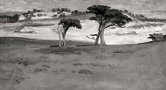 Landscape, Monterey, California, (painting) — Arthur B. Davies