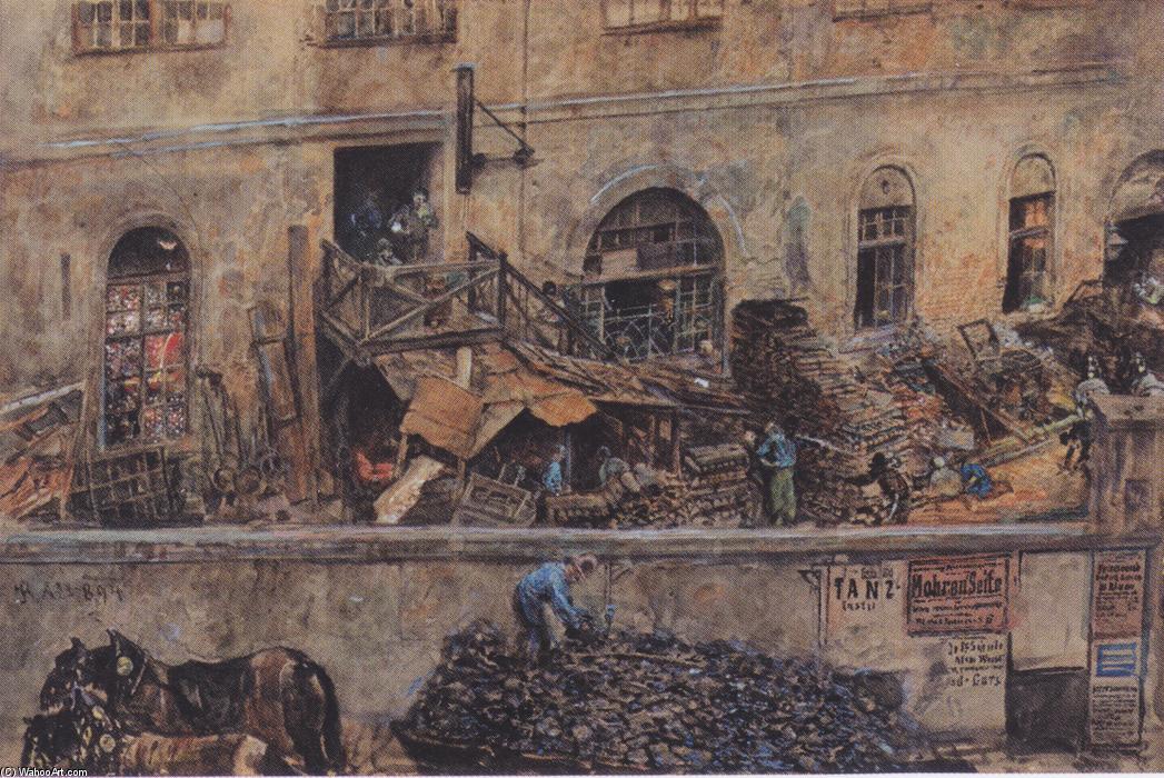 The Iron Foundry In Kitschelt Skodagasse In Vienna — Rudolf Von Alt